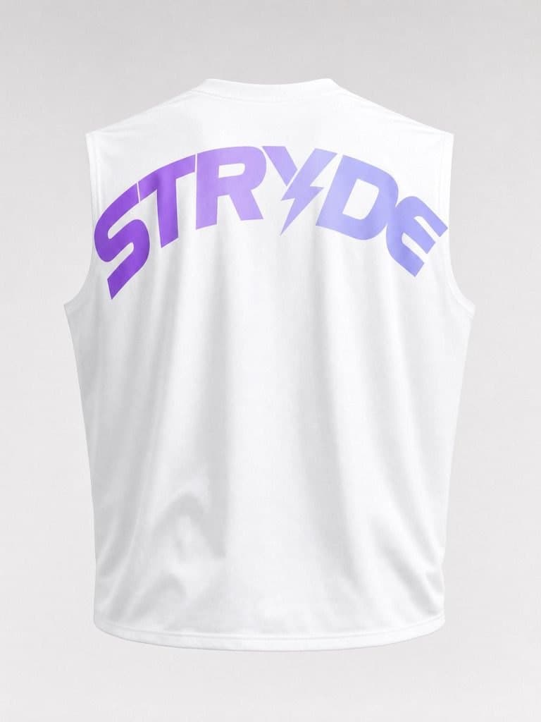 Tank top oversize blanc STRYDE